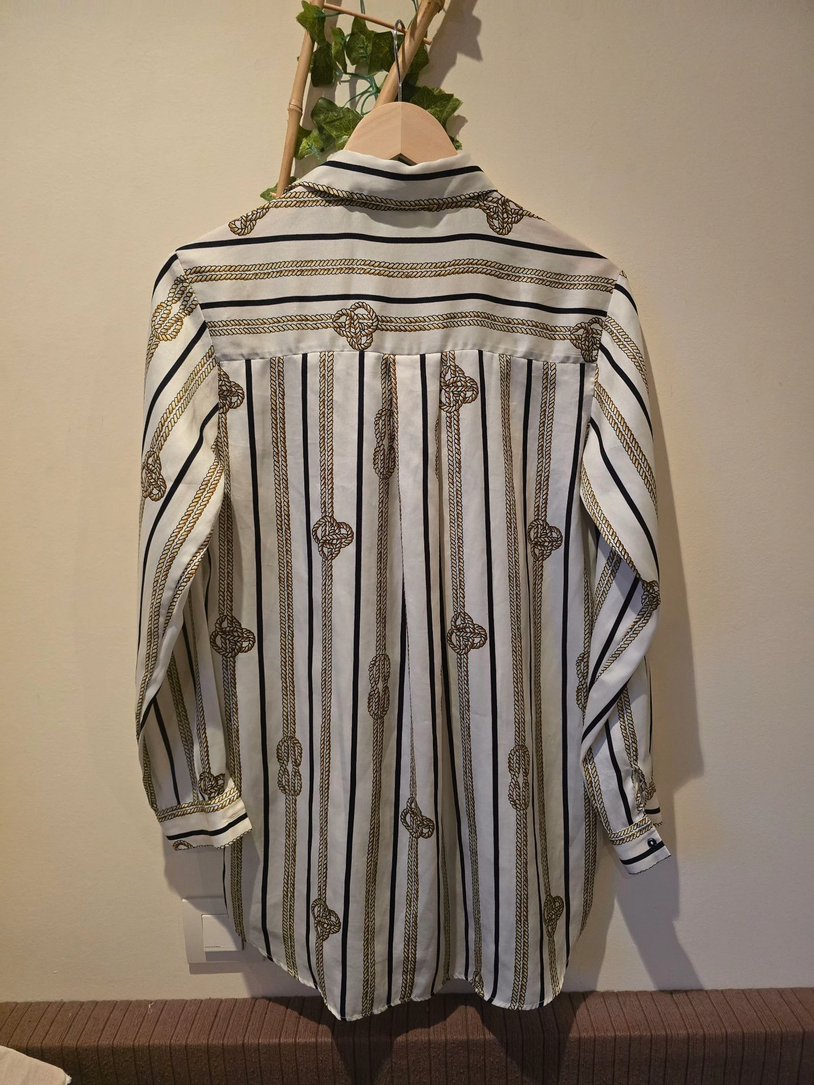 Oversized shirt in zeemansstijl met knopen van Zara-maat S – photo 2